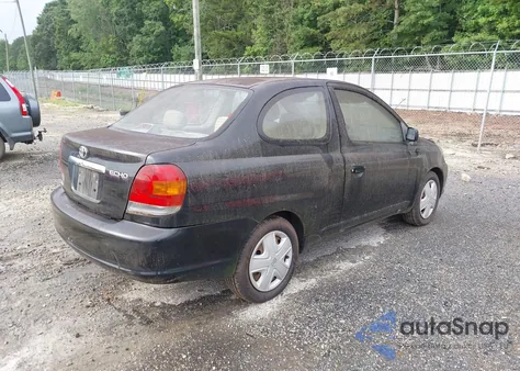 2003 Toyota Echo из США, поврежденный, VIN JTDAT123630268645